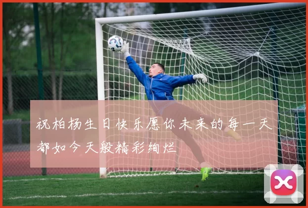 祝柏杨生日快乐愿你未来的每一天都如今天般精彩绚烂